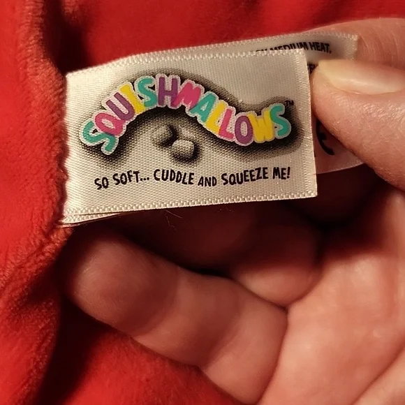 Red and White Fox Plush Pillow - Picture 3 of 3